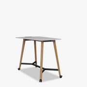 Pila Wood Yüksek Ayaklı Hareketli Toplantı Masası - 90x140