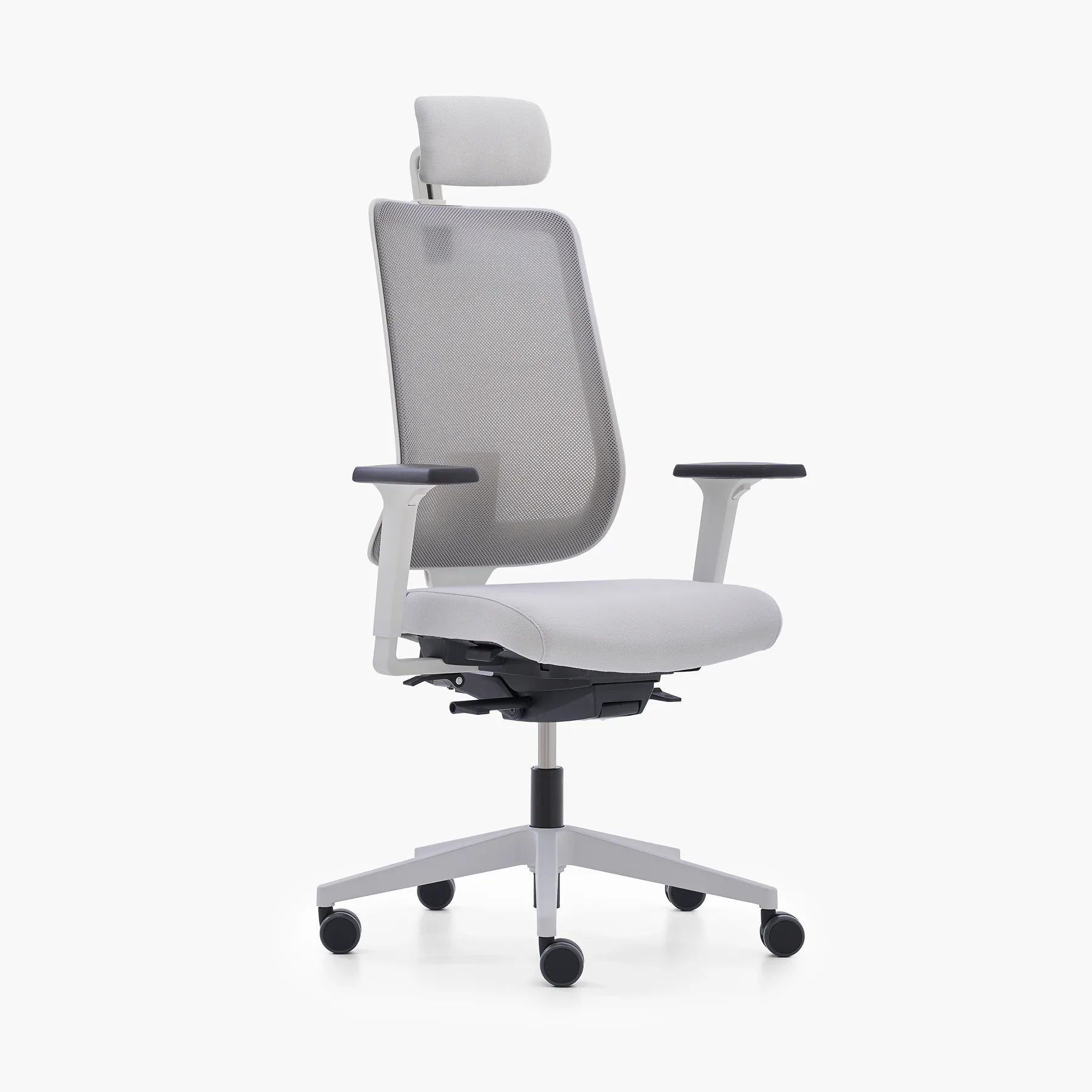 Mou Pro Dynamic Çalışma Sandalyesi - Başlıklı - Gri